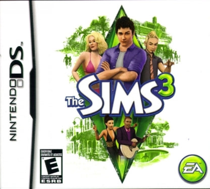 The Sims 3  – Nintendo DS (DS) Front Cover Box Art Imagery 