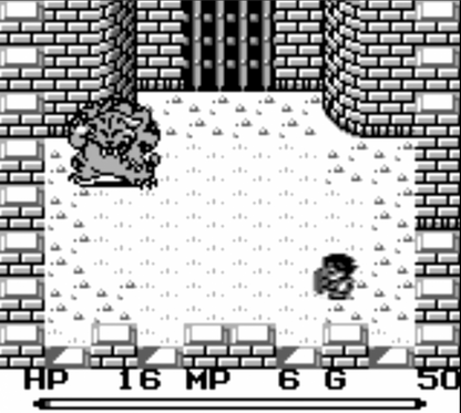 Final Fantasy Legend II Game Boy turn-based RPG SaGa series party combat stat growth via consuming items gameplay 