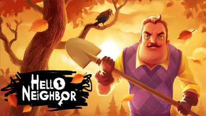 Hello Neighbor titlepage for Nintendo Switch NS video game