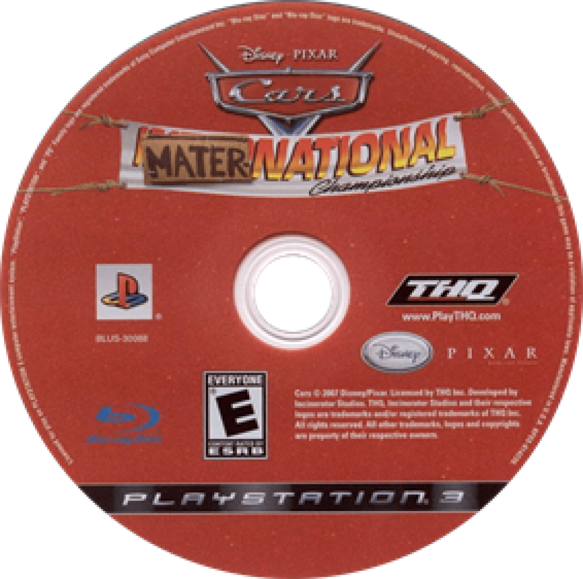 Cars Mater-National Championship PlayStation 3 PS3 for racing video game fans featuring Lightning McQueen and Mater colorful Radiator Springs environments high speed racing events mini games stunt challenges vehicle customization and Disney Pixar Cars themed gameplay collectible Sony PlayStation gaming appeal disc