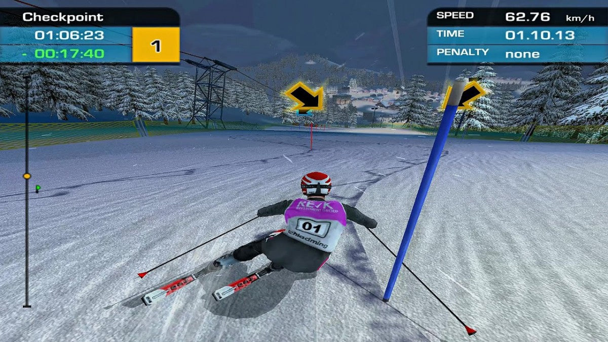 Bode Miller Alpine Skiing for PlayStation 2 with downhill racing and winter sports theme gameplay