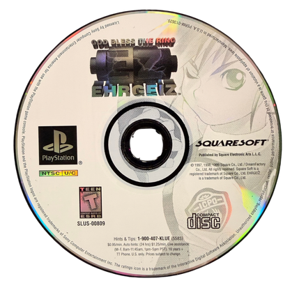 Ehrgeiz God Bless the Ring Sony PlayStation PS1 video game featuring 3D fighting gameplay martial arts combat weapon based battles iconic characters arcade style action special moves arena battles and classic 32 bit PlayStation gameplay retro video game collection collectible gaming appeal disc