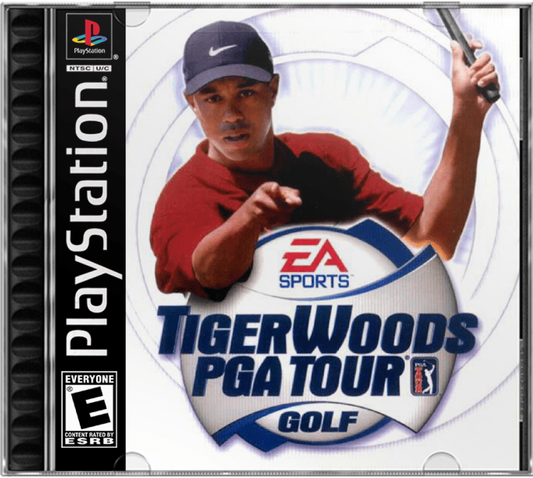 Tiger Woods PGA Tour Golf cover art for PlayStation 1 (PS1) video game
