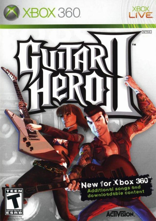Guitar Hero II cover art for Xbox 360 (X360) video game