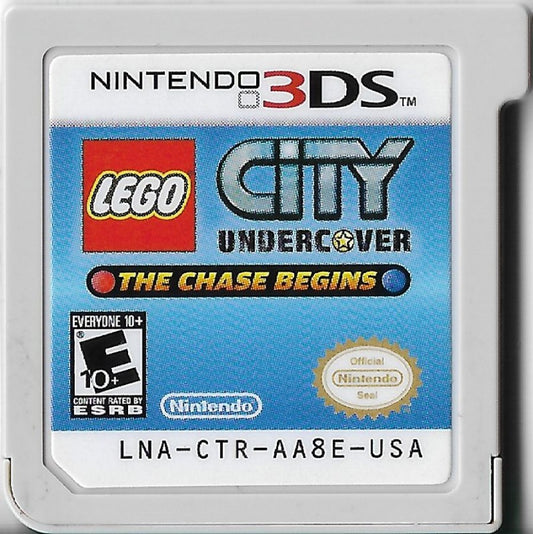 LEGO City Undercover: The Chase Begins cartridge for Nintendo 3DS (3DS) action adventure video game