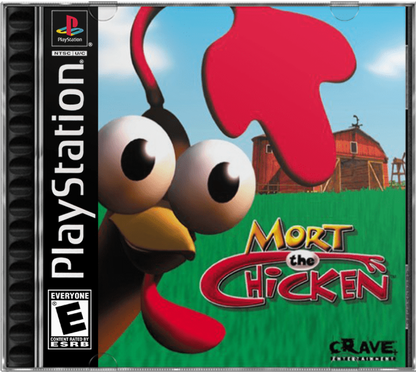 Mort the Chicken cover art for PlayStation 1 (PS1) video game