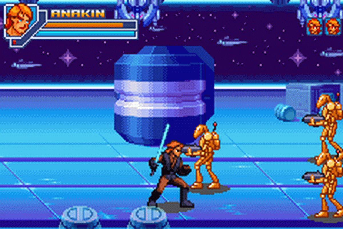 Star Wars Episode III: Revenge of the Sith gameplay for Game Boy Advance (GBA) video game