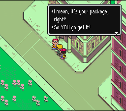 EarthBound SNES Super Nintendo game classic RPG adventure Nintendo retro video game cartridge collectible rare cult favorite turn based role playing game for SNES console gameplay
