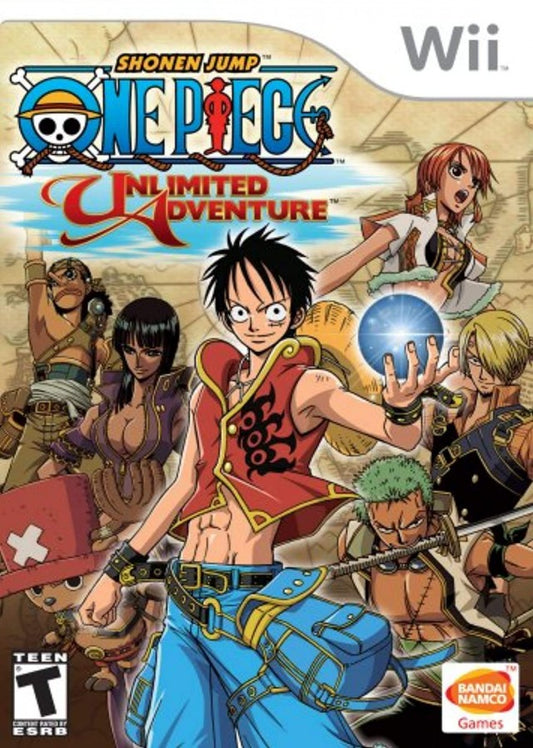 One Piece: Unlimited Adventure cover art for Nintendo Wii (Wii) video game