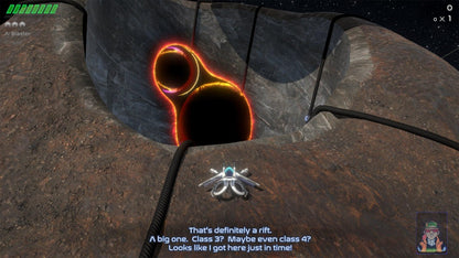 Curved Space – PlayStation 4 (PS4) video game gameplay, twin-stick shooter by Only By Midnight