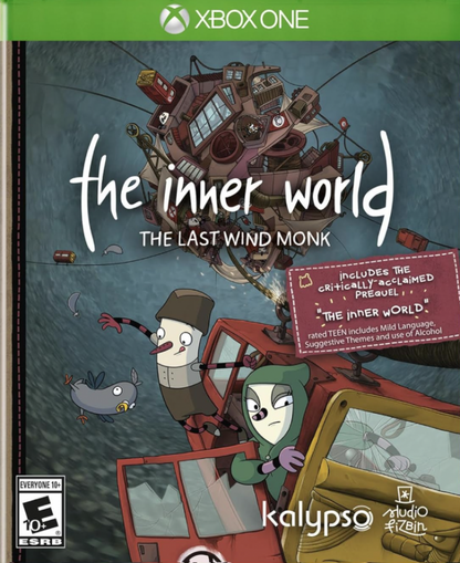 The Inner World: The Last Wind Monk – Xbox One (XONE) cover art for point-and-click adventure video game