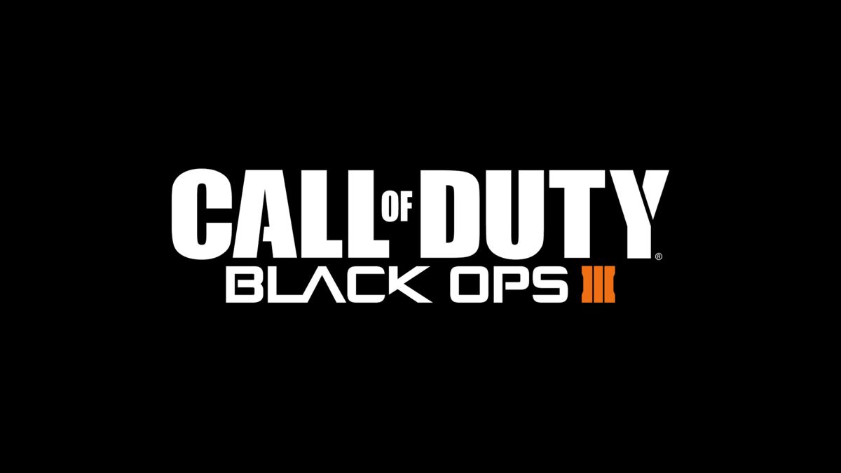 Call of Duty: Black Ops III title screen for PlayStation 4 (PS4) first-person shooter video game