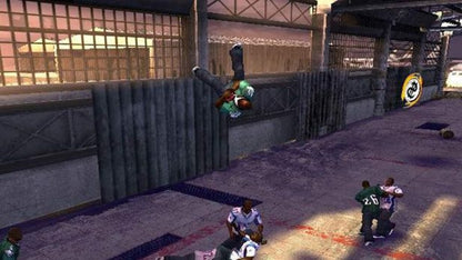 NFL Street 3 PlayStation 2 PS2 for arcade style football video game fans featuring fast paced street football action NFL players trick moves aggressive tackles special moves team customization game modes multiplayer competition urban football environments and classic EA Sports gameplay collectible gaming appeal gameplay