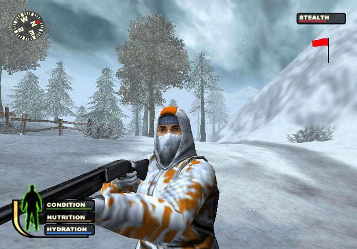 Cabela’s Deer Hunt 2004 for PlayStation 2 with deer hunting and outdoor simulation theme gameplay 