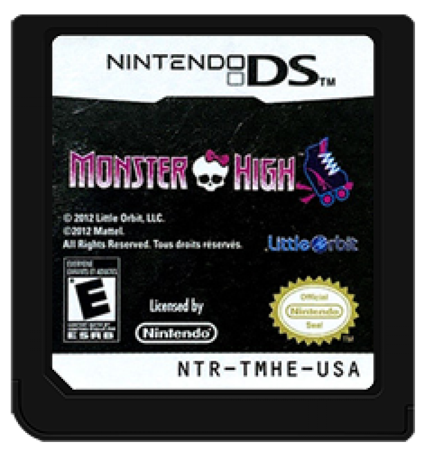 Monster High: Skulltimate Roller Maze cartridge for Nintendo DS (DS) roller skating racing video game