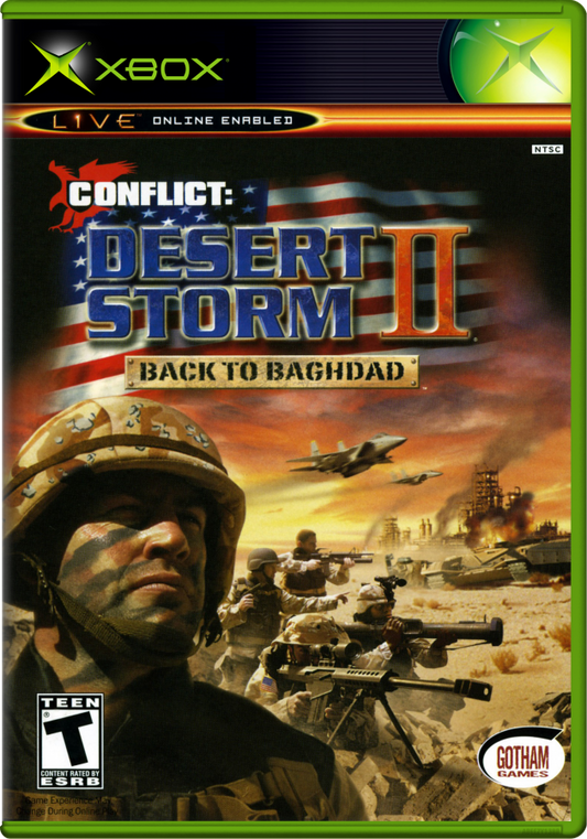 Conflict: Desert Storm II - Back to Baghdad cover art for Xbox (XBOX) video game