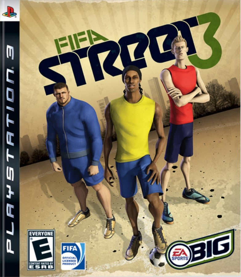 FIFA Street 3 retro PlayStation 3 video game FIFA Street soccer sports arcade football trick moves multiplayer competitive gameplay console title PlayStation 3 release cover art