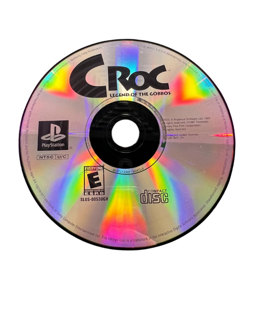 Croc: Legends of the Gobbos [Greatest Hits] for PlayStation 1 (PS1) disc for retro video game