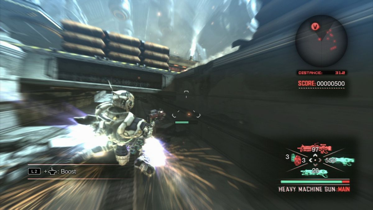 Vanquish gameplay for PlayStation 3 (PS3) video game