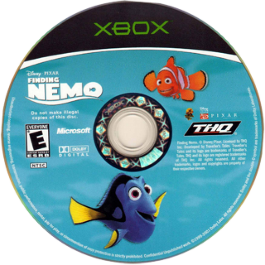 Disney Pixar: Finding Nemo disc art for Xbox (XBOX) video game