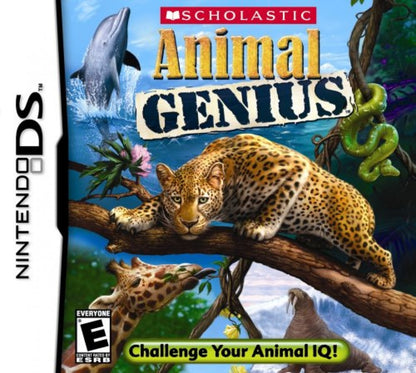 Animal Genius Nintendo DS game featuring educational puzzle gameplay and animal-themed challenges front cover