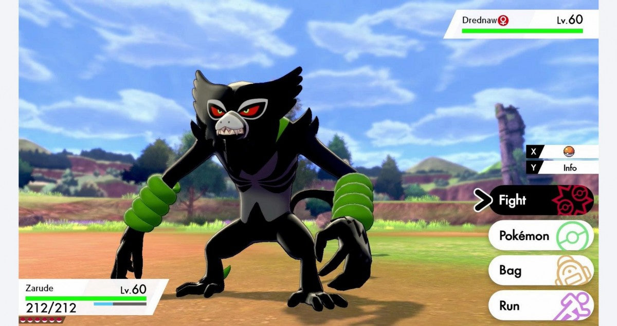 Pokemon Shield gameplay image for Nintendo Switch NS video game