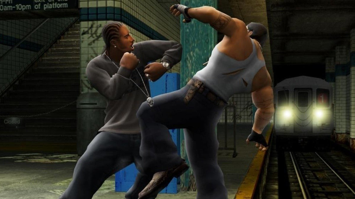 Def Jam: Fight for NY Greatest Hits edition for PlayStation 2 hip hop fighting game featuring rap artists street brawling wrestling martial arts moves story mode multiplayer battles gameplay