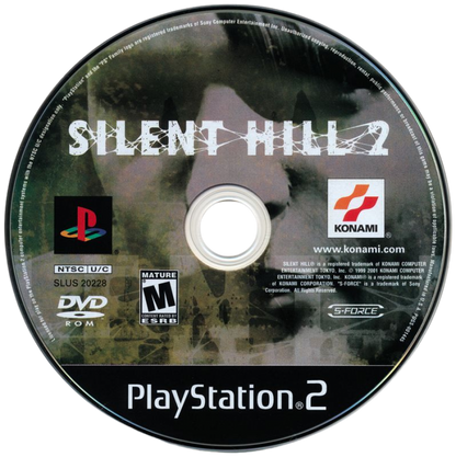Silent Hill 2 – PlayStation 2 (PS2) video game disc, survival horror game