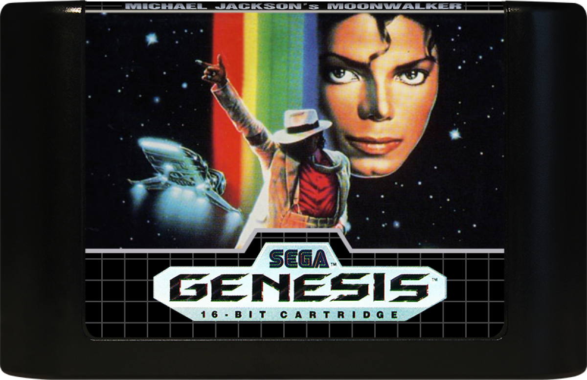 Michael Jackson Moonwalker Sega Genesis for retro video game enthusiasts featuring action platforming gameplay side scrolling arcade action music inspired adventure rescue missions dance powered special abilities classic 16 bit entertainment and collectible gaming appeal cartridge  