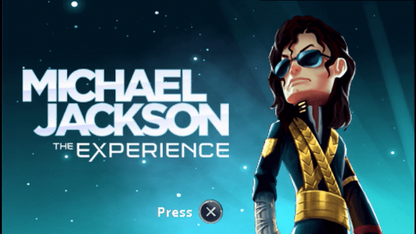 Michael Jackson The Experience PlayStation Portable PSP for retro video game enthusiasts featuring rhythm and dance gameplay iconic music performances motion inspired choreography hit songs score based challenges portable handheld entertainment and collectible gaming appeal gameplay 