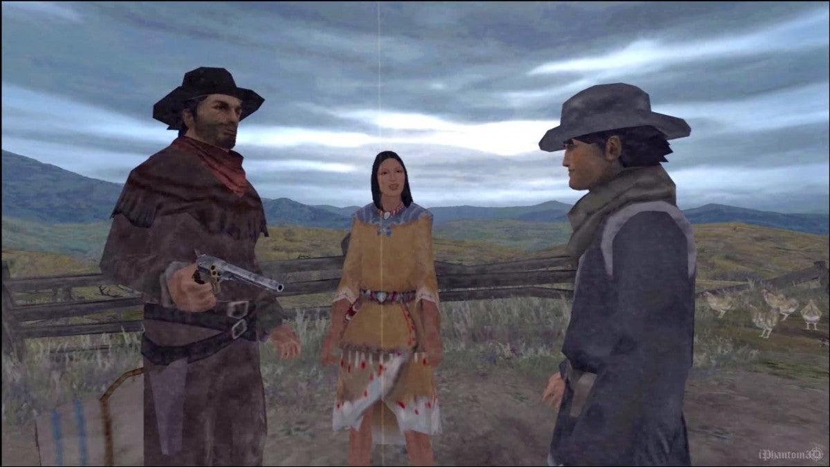 Red Dead Revolver – PlayStation 2 (PS2) video game gameplay, third-person western action shooter.