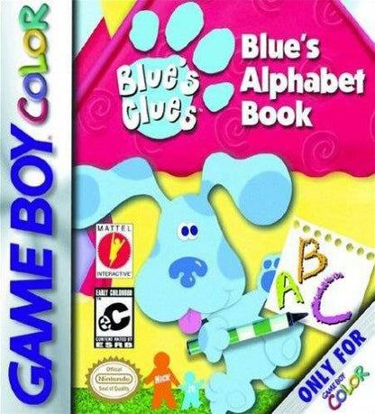 Blues Clues Blues Alphabet Book cover art for Game Boy Color GBC video game