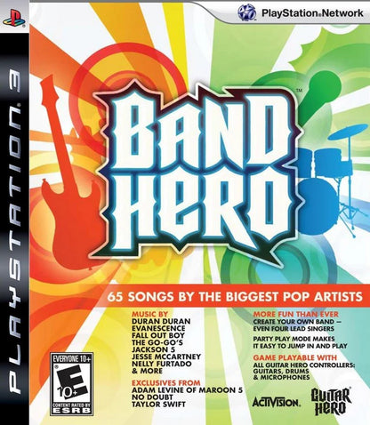 Band Hero cover art for PlayStation 3 (PS3) video game