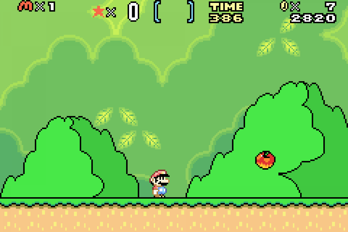 Super Mario Advance 2 Game Boy Advance GBA video game, classic platformer, side-scrolling adventure, Mario franchise handheld title gameplay