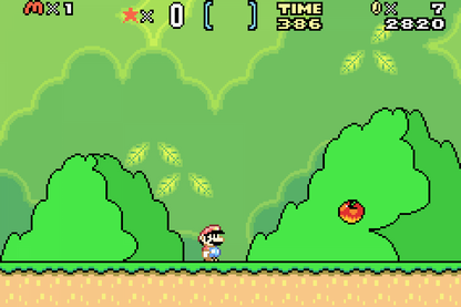 Super Mario Advance 2 Game Boy Advance GBA video game, classic platformer, side-scrolling adventure, Mario franchise handheld title gameplay
