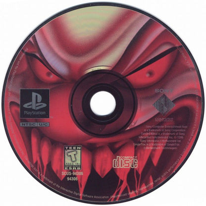 Twisted Metal 2 retro vehicular combat action game for PlayStation 1 (PS1) disc