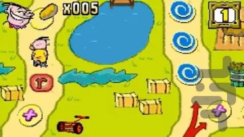 Cartoon Network: Block Party for Game Boy Advance – party mini-game collection cartridge featuring characters from Ed, Edd n Eddy, Johnny Bravo, Courage the Cowardly Dog, and Codename: Kids Next Door gameplay 