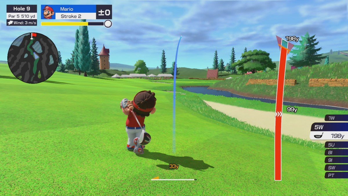 Mario Golf Super Rush for Nintendo Switch arcade golf sports game featuring Mario characters speed golf motion controls multiplayer tournaments and colorful courses gameplay 