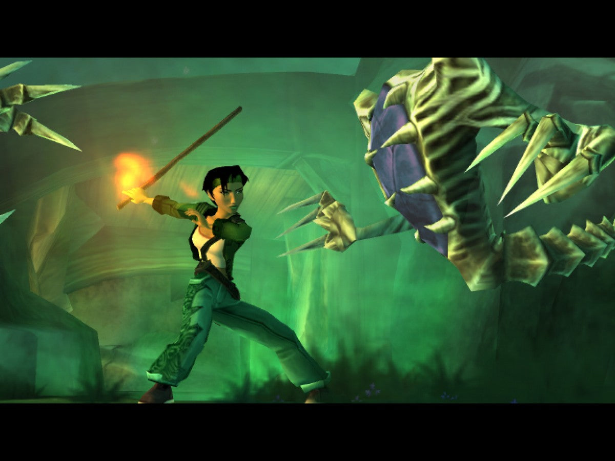 Beyond Good and Evil PS2 PlayStation 2 game action adventure stealth sci fi classic Ubisoft title retro video game disc collectible for PS2 console gameplay 