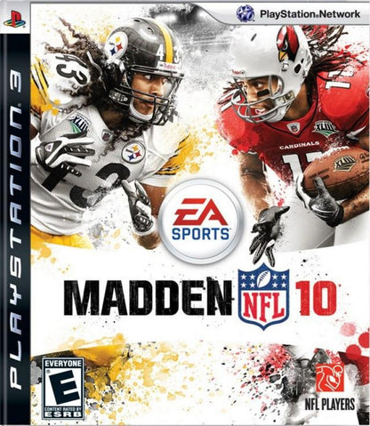 Madden NFL 10 cover art for PlayStation 3 (PS3) video game