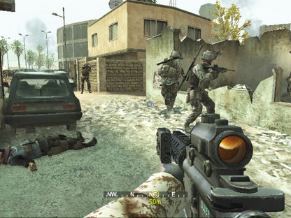 Call of Duty Modern Warfare Reflex Edition Wii game featuring intense first-person shooter action, motion-controlled gameplay, and cinematic modern military combat gameplay