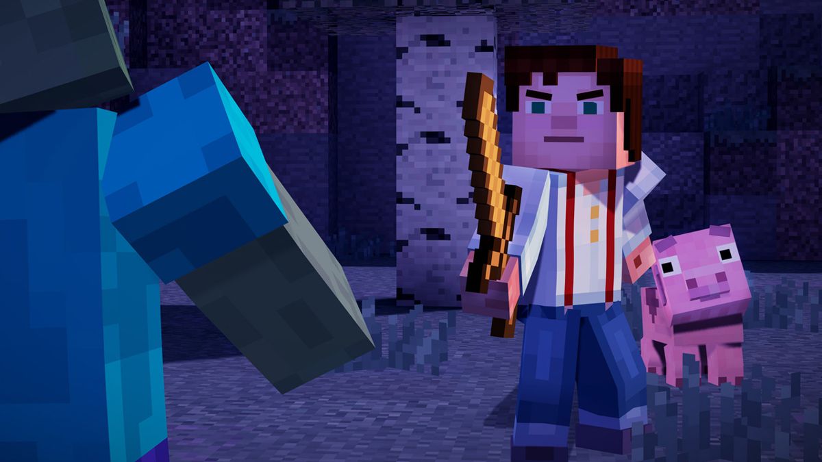 Minecraft: Story Mode Season Pass – PlayStation 4 (PS4) video game gameplay, episodic adventure game