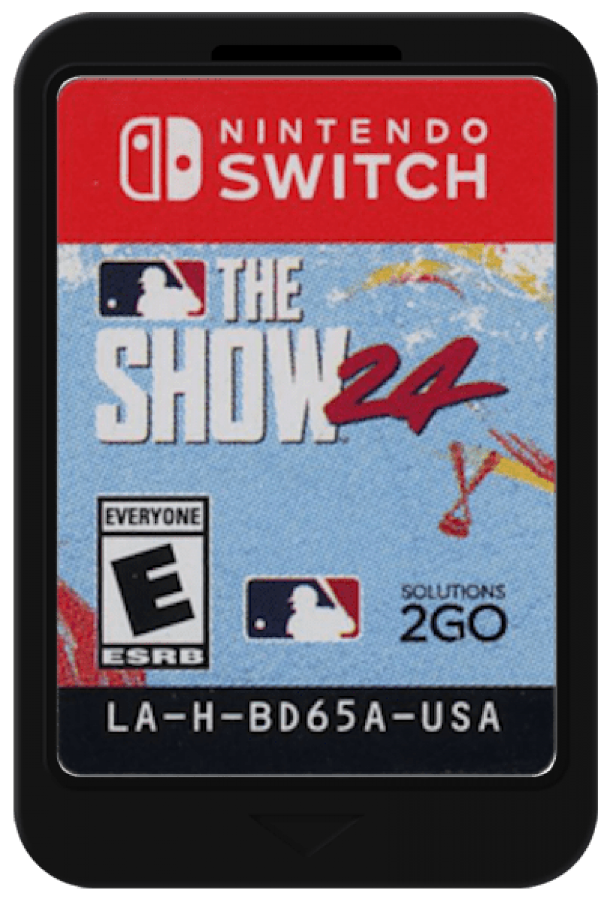 MLB The Show 24 Nintendo Switch official MLB simulation franchise Road to the Show Diamond Dynasty cross platform cartridge art