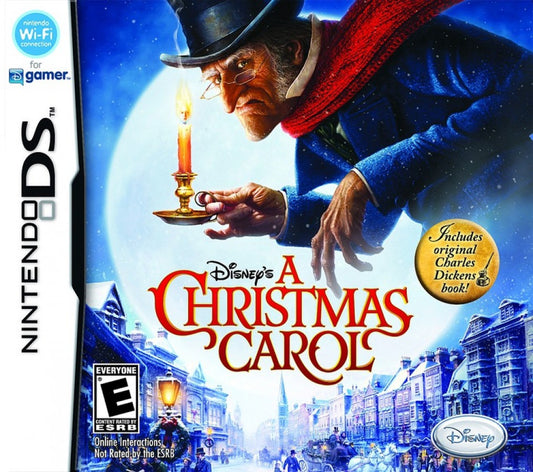Disney's A Christmas Carol cover art for the Nintendo DS (DS) video game