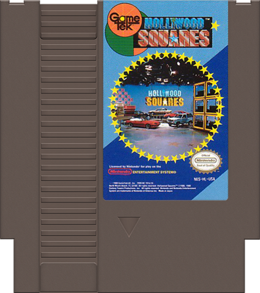 Hollywood Squares cartridge for Nintendo Entertainment System (NES) retro video game