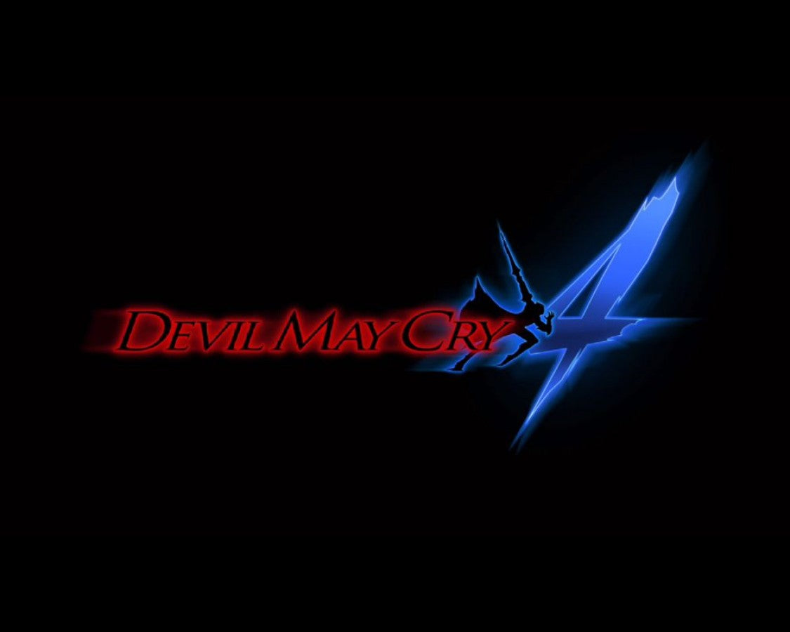 Devil May Cry 4 title screen for PlayStation 3 (PS3) video game