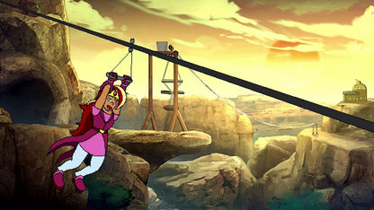 Arzette The Jewel of Faramore Nintendo Switch for action adventure video game fans featuring hand drawn animated visuals side scrolling platforming fantasy exploration puzzle solving memorable characters retro inspired gameplay magical kingdoms charming storytelling collectible gaming appeal gameplay