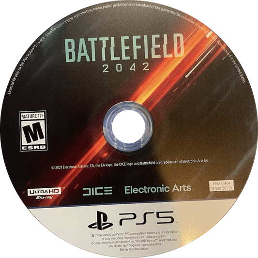 Battlefield 2042 disc for PlayStation 5 (PS5) first-person shooter video game