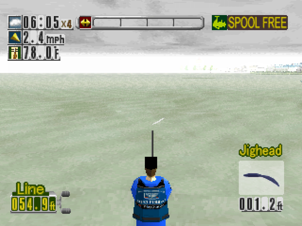 Bass Landing gameplay image for PlayStation 1 (PS1) retro video game