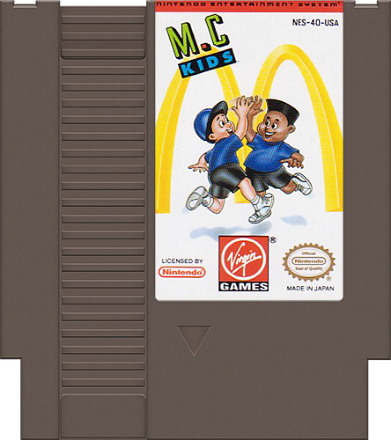 M.C. Kids cartridge for Nintendo Entertainment System (NES) retro video game